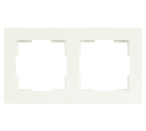 ION INDUSTRIES Afdekraam V1 - 2-voudig - verticaal/horizontaal - 156 x 85 x 11 mm - alpin wit