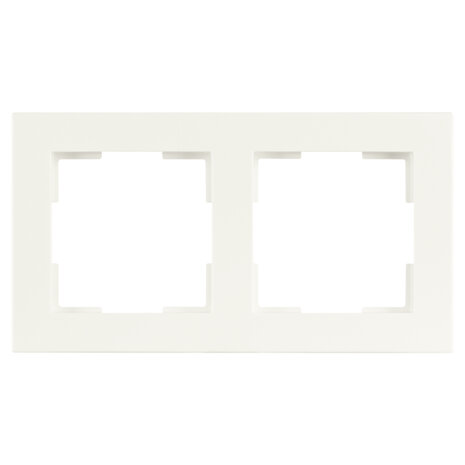 ION INDUSTRIES Afdekraam V1 - 2-voudig - verticaal/horizontaal - 156 x 85 x 11 mm - alpin wit