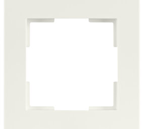 ION INDUSTRIES Afdekraam  V1 - 1-voudig - verticaal/horizontaal - 85 x 85 x 11 mm - alpin wit