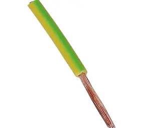 Montagedraad H07V2-K 4mm² - Eca Montagekabel - Geel Groen 90°C |  100 meter