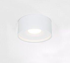 LCB LED Europe  Plafondspot Dimbaar IP54 - Rond Wit - 10W  720Lm - 2700K 927 Warm Wit | Triac Dimbaar - Aluminium