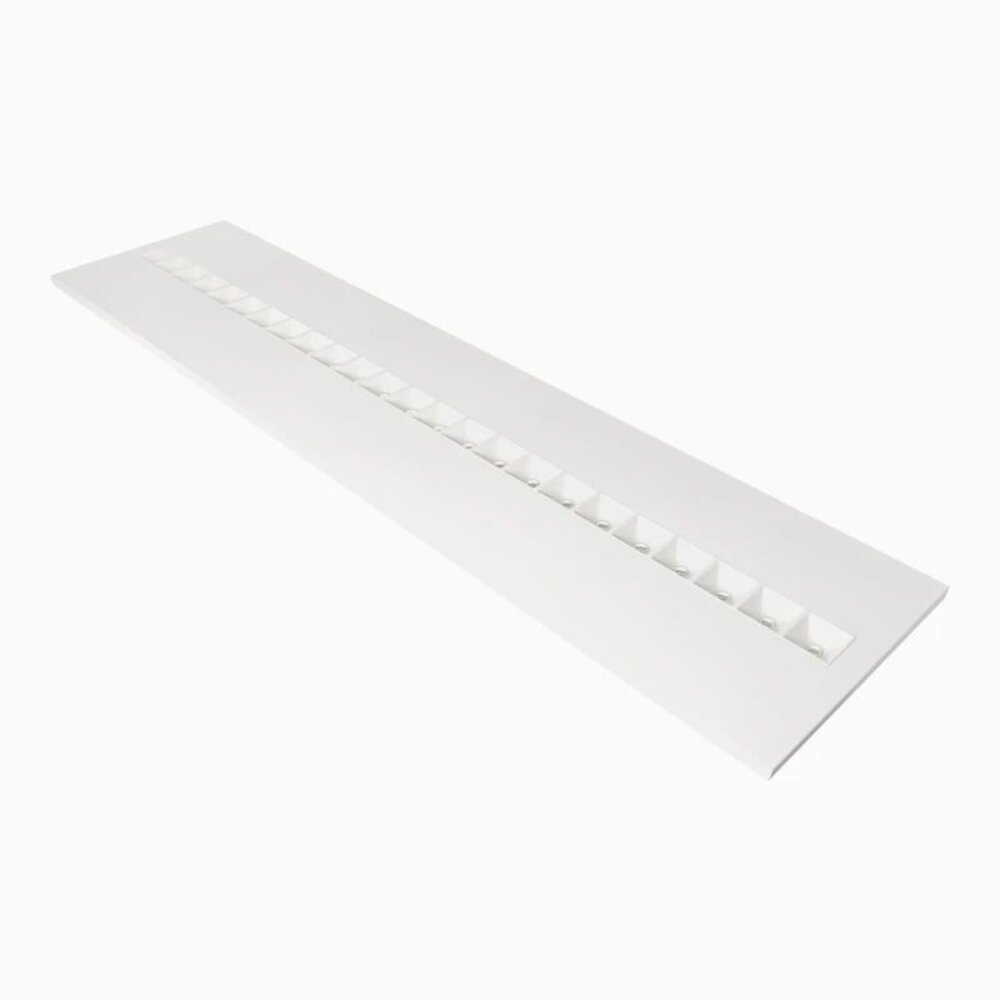 Ledvance Zakelijk: Professionele LED Verlichting & Armaturen | voor de installateur LED Paneel 120x30CM - UGR16 Louvre - Aluminum Wit -  27.5W 4150Lm - 4000K 840 Koel Wit |  IP20