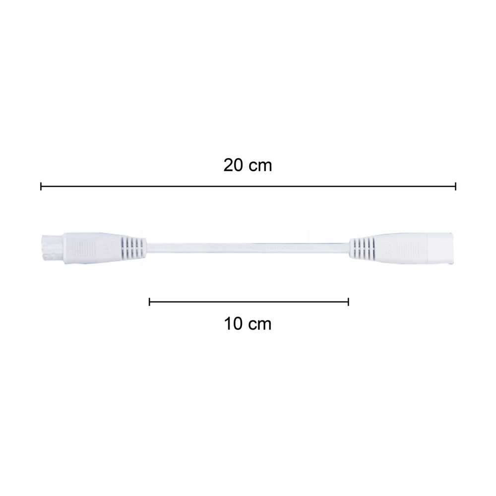 LCB LED Europe T5 Armatuur Toebehoren | 20CM Koppelkabel Male / Female verbinding - Verlengsnoer LCB LED Europe T5 Armatuur Toebehoren | 20CM Koppelkabel Male / Female verbinding - Verlengsnoer