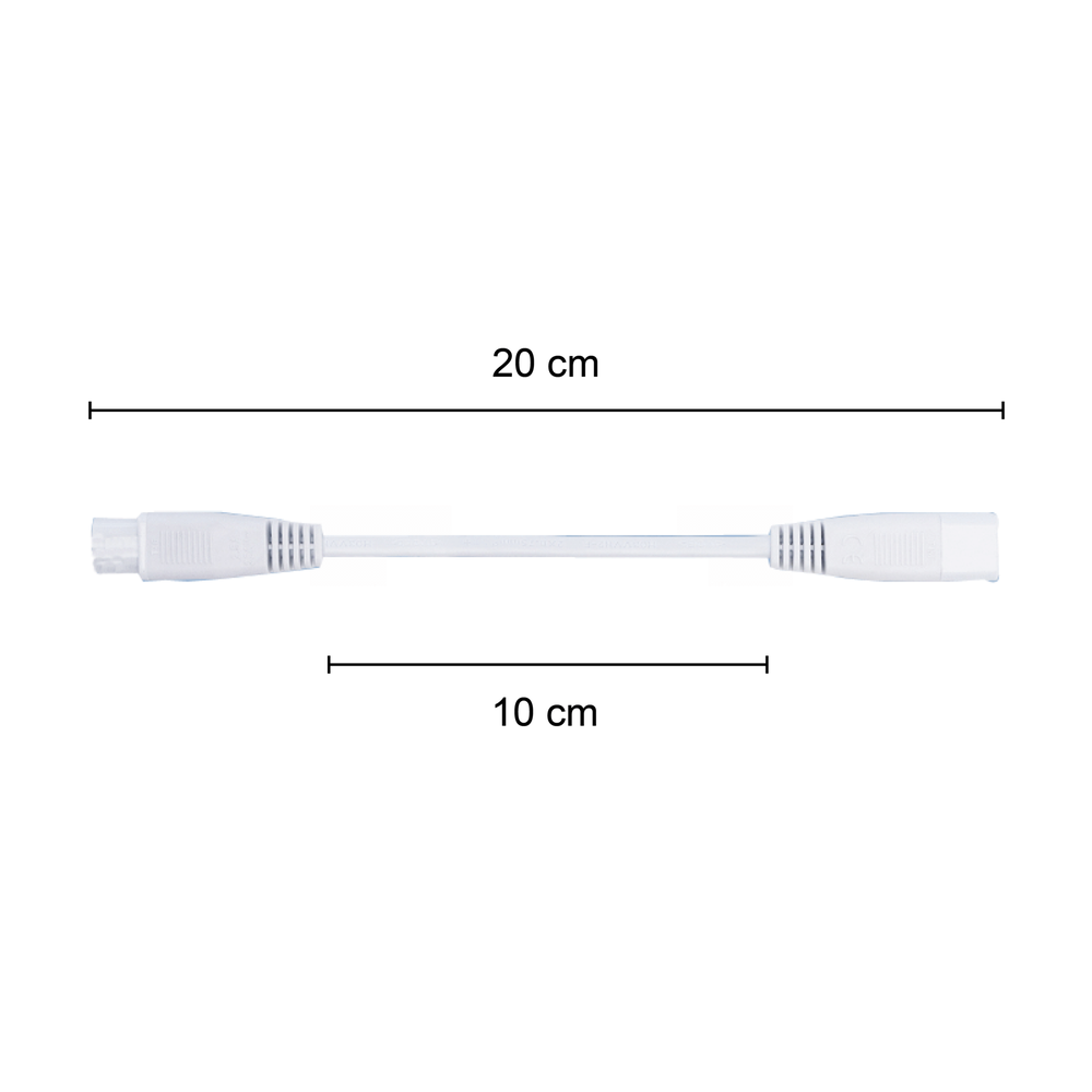 LCB LED Europe T5 Armatuur Toebehoren | 200CM Koppelkabel Male / Female verbinding - Verlengsnoer LCB LED Europe T5 Armatuur Toebehoren | 200CM Koppelkabel Male / Female verbinding - Verlengsnoer