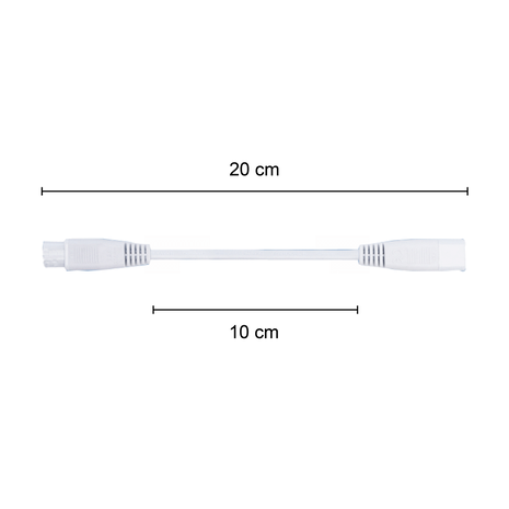 LCB LED Europe T5 Armatuur Toebehoren | 200CM Koppelkabel Male / Female verbinding - Verlengsnoer LCB LED Europe T5 Armatuur Toebehoren | 200CM Koppelkabel Male / Female verbinding - Verlengsnoer