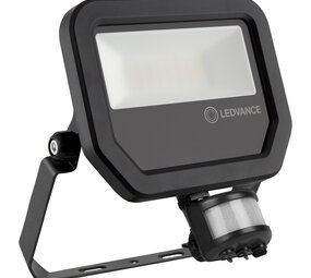 Ledvance Zakelijk: Professionele LED Verlichting & Armaturen LED Breedstraler Sensor GEN 4 Zwart 17W 2400lm 100D - 840 Koel Wit | IP66 - Bewegings- en lichtsensor - Symmetrisch - Vervangt 50W
