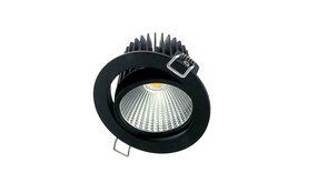 Macbright LED Downlight - Zwart -  115MM SUN-2 - 9.2W  1100Lm - 3000K 830 Warm Wit  |  Zaagmaat 101MM + GST18-3 Macbright LED Downlight - Zwart -  115MM SUN-2 - 9.2W  1100Lm - 3000K 830 Warm Wit  |  Zaagmaat 101MM + GST18-3