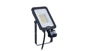 Philips LED Verlichting | Officieel Assortiment Signify Professional. LED breedstraler Ledinaire BVP167 grijs 20W 2400lm 40D - 830-840-865 | IP65 symmetrisch met bewegingssensor