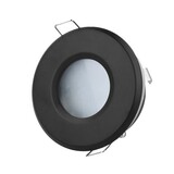 LED line verlichting - Betaalbare Professionele LED Oplossingen LED inbouwspot zwart rond - Badkamer IP44 - zaagmaat 73mm - buitenmaat 83mm