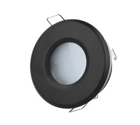 LED line verlichting - Betaalbare Professionele LED Oplossingen LED inbouwspot zwart rond - Badkamer IP44 - zaagmaat 73mm - buitenmaat 83mm