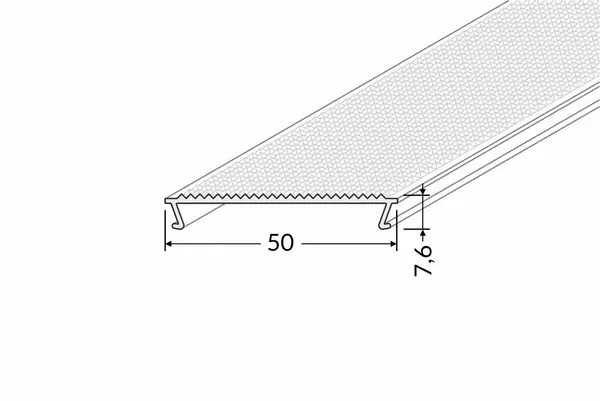 LED Afdekkap Difuser - Opaal Wit PC cover - PMMA | 2000MM - Geschikt voor alu profiel - Type Phil