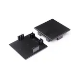LED line verlichting - Betaalbare Professionele LED Oplossingen Profiel Phil Toebehoren | Begin en Eindkap - Zwart - type Phil C10 53MM
