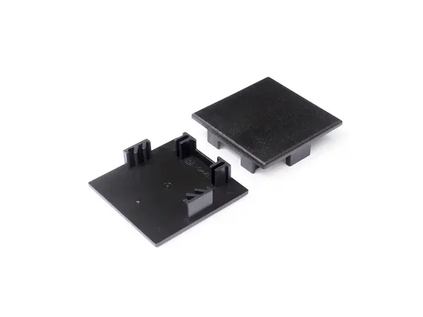 LED line verlichting - Betaalbare Professionele LED Oplossingen Profiel Phil Toebehoren | Begin en Eindkap - Zwart - type Phil C10 53MM