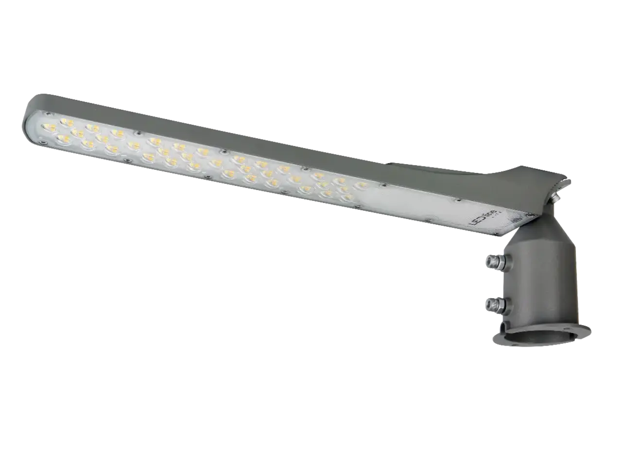 LED line verlichting - Betaalbare Professionele LED Oplossingen LED Straatlamp IP66 - 100W 100lm p/w - 4000K 840 Koel Wit  - Grijs - 3 jaar garantie