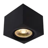 Lucide LED Plafondspot Vierkant - 12CM - Fedler Matt Zwart - AR111 GU10 Fitting - 12W 820LM - DTW Dimtone 3000K - 2200K | Dimbaar