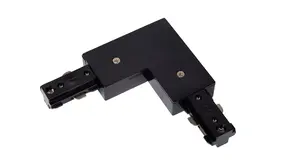 Lucide 1-Fase Spanningsrail toebehoren | L stuk - Hoek verbinding - voeding Connector - 1 phase - Zwart Lucide 1-Fase Spanningsrail toebehoren | L stuk - Hoek verbinding - voeding Connector - 1 phase - Zwart