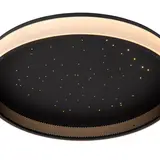 Lucide LED Plafondlamp Sterrenhemel  - ESTREJA Zwart - Ø 40cm - 40W -  CCT 2500K/3000K Instelbaar | Dimbaar