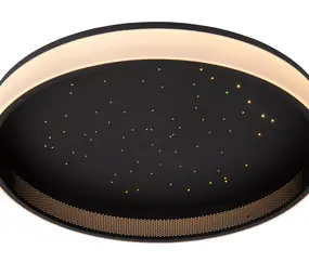 Lucide LED Plafondlamp Sterrenhemel  - ESTREJA Zwart - Ø 40cm - 40W -  CCT 2500K/3000K Instelbaar | Dimbaar