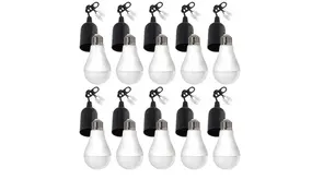 LCB LED Voordeelpak Verhuisfitting 10 stuks E27 met kroonsteen - incl. 10x LED lamp - E27 fitting - 10W 4000k helder wit licht LCB LED Voordeelpak Verhuisfitting 10 stuks E27 met kroonsteen - incl. 10x LED lamp - E27 fitting - 10W 4000k helder wit licht