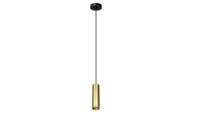 LCB LED LED Pendel hanglamp - 250MM Matt Goud - Milano  | 1-Lichts GU10 Fitting -  250x65MM LCB LED LED Pendel hanglamp - 250MM Matt Goud - Milano  | 1-Lichts GU10 Fitting -  250x65MM