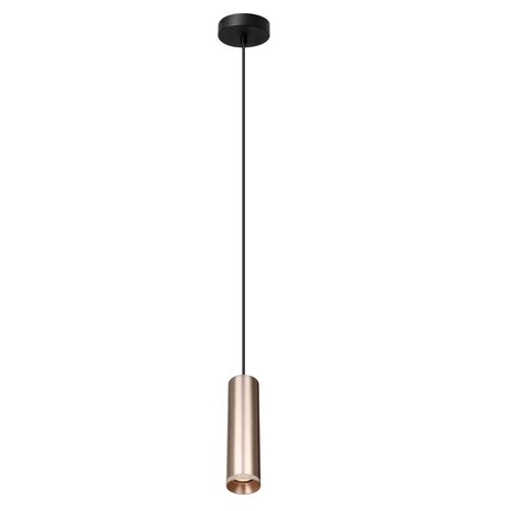 LCB LED LED Pendel hanglamp - 250MM Rose Goud - Milano  | 1-Lichts GU10 Fitting -  250x65MM LCB LED LED Pendel hanglamp - 250MM Rose Goud - Milano  | 1-Lichts GU10 Fitting -  250x65MM