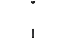LCB LED LED Pendel hanglamp - 250MM Matt Zwart - Milano  | 1-Lichts GU10 Fitting -  250x65MM LCB LED LED Pendel hanglamp - 250MM Matt Zwart - Milano  | 1-Lichts GU10 Fitting -  250x65MM