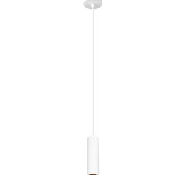 LCB LED Europe  LED Pendel hanglamp - 250MM Matt Wit - Milano  | 1-Lichts GU10 Fitting -  250x65MM