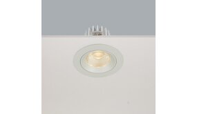 LCB LED LED Spot IP44 - VENICE Ø68mm - Wit - 8W 720lm - 2700K 827 Warm Wit LCB LED LED Spot IP44 - VENICE Ø68mm - Wit - 8W 720lm - 2700K 827 Warm Wit