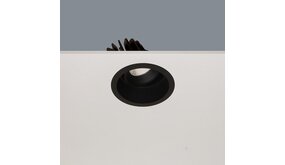 LCB LED LED Inbouwspot IP44 - RIBS 83mm - Zwart - 10W 1100lm - 2700K 827 Warm Wit LCB LED LED Inbouwspot IP44 - RIBS 83mm - Zwart - 10W 1100lm - 2700K 827 Warm Wit