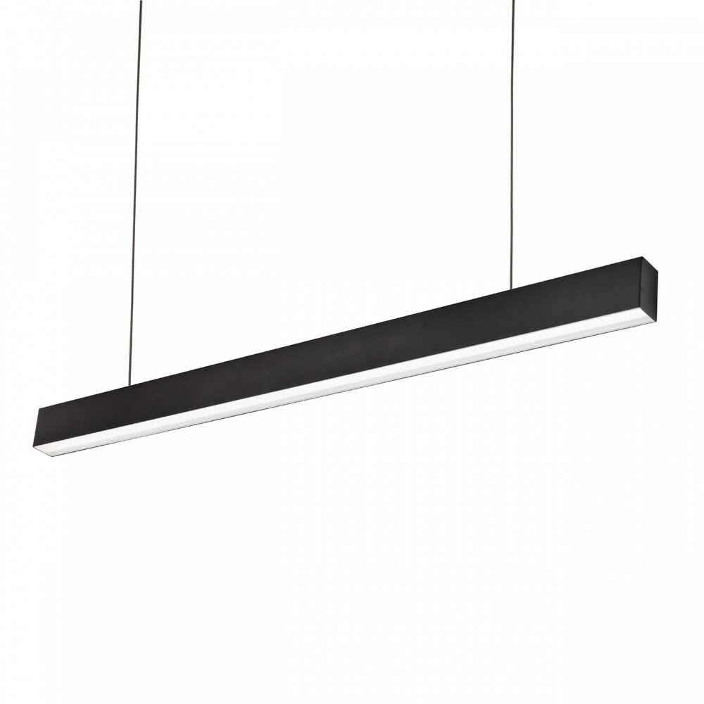 Spectrum voor de installateur LED Lineair Pendelarmatuur - ALLDAY Zwart - 46W 6670Lm - 4000K 840 Helder Wit | Casambi Dimbaar - 1680x70mm - UGR19 Prisma
