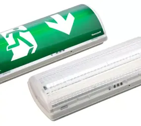 Honeywell LED Noodverlichting - Portiek opbouw  -  UniLED Combi ST 138H 138057.10 - 5.5W 370Lm - 6000K 860 Daglicht  | 27 Meter - Incl. Picto  - 10 Jaar Garantie