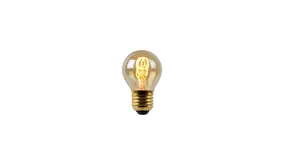 Lucide LED Filament lamp Dimbaar - E27 Fitting - G45 Ø 4,5 cm - Amber Glas - 3W 290Lm - 2200K Extra Warm Wit | Triac Dimbaar - 2 jaar Garantie Lucide LED Filament lamp Dimbaar - E27 Fitting - G45 Ø 4,5 cm - Amber Glas - 3W 290Lm - 2200K Extra Warm Wit | Triac Dimbaar - 2 jaar Garantie