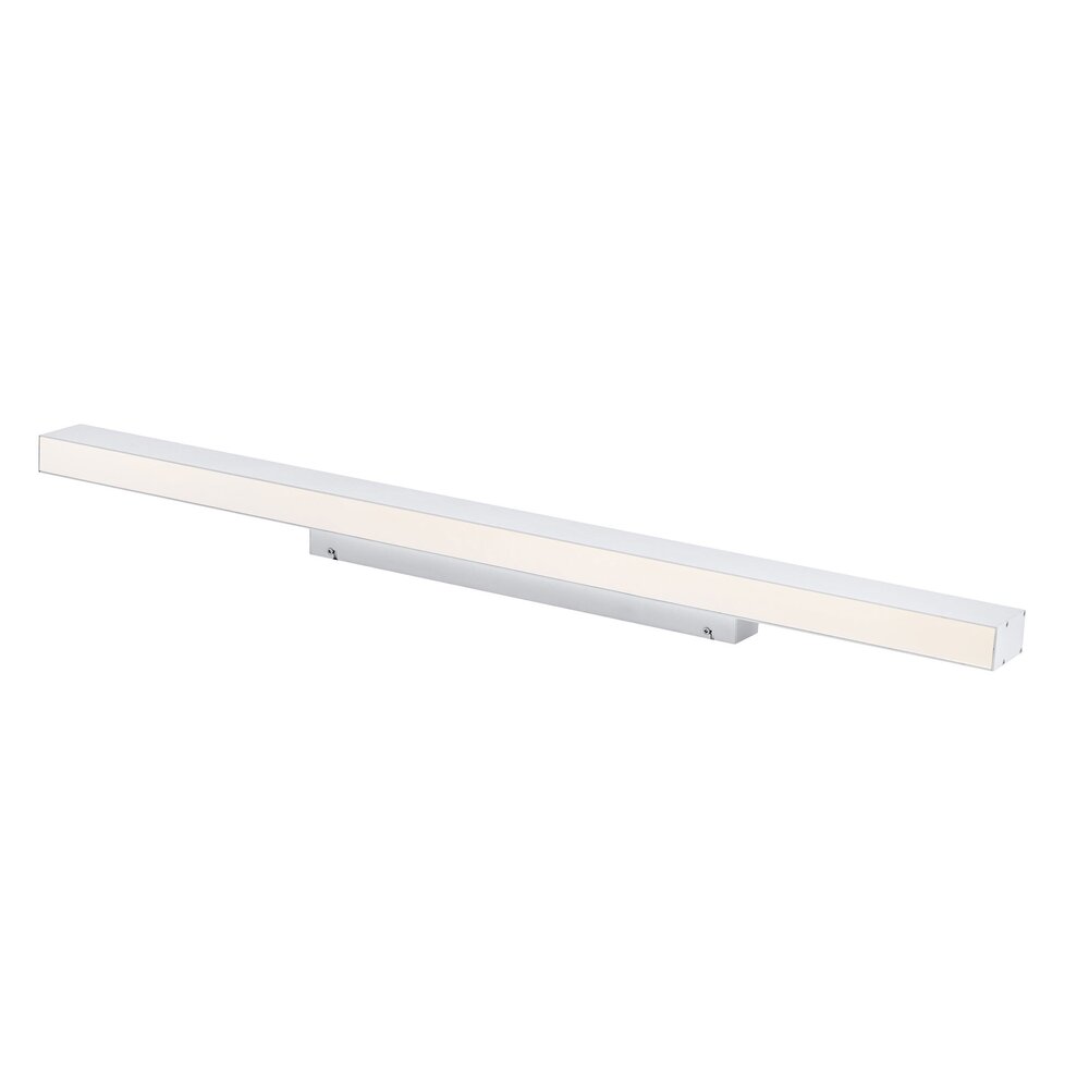 Spectrum LED Wand Armatuur IP44 - Grijs  ALLDAY Downlighter - 3000K 830 Warm Wit - 30W 4350Lm - 1120 x 66 x 74 MM - 5 Jaar garantie
