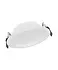 LED Downlight Alu DN150 14W 1190lm 100D - 830 Warm Wit | 160mm - IP44 LED Downlight Alu DN150 14W 1190lm 100D - 830 Warm Wit | 160mm - IP44