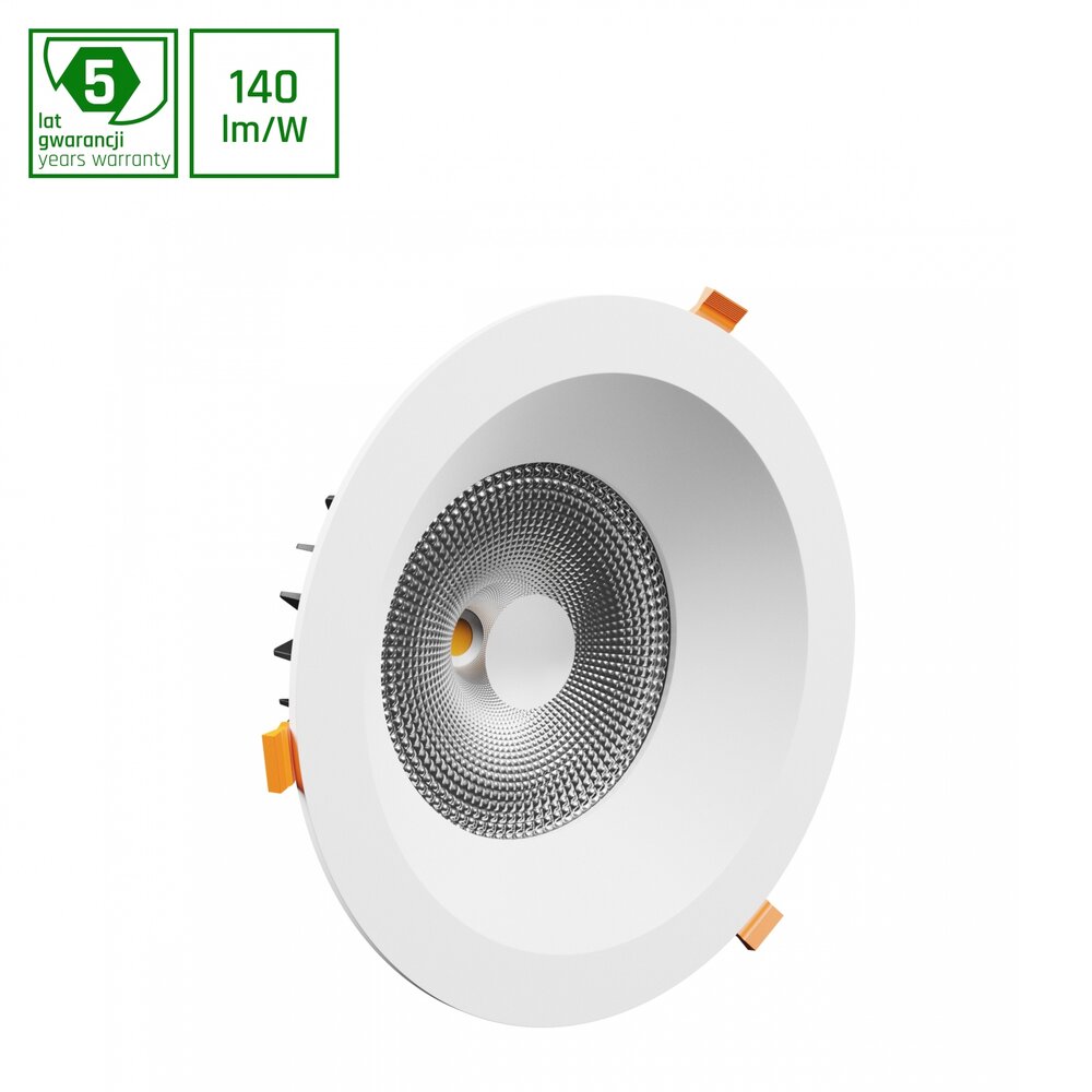 Spectrum LED Downlight XL 310MM - Verzonken Wit - 19W 2850Lm - 3000K 830 Warm Wit | Zaagmaat 260MM Spectrum LED Downlight XL 310MM - Verzonken Wit - 19W 2850Lm - 3000K 830 Warm Wit | Zaagmaat 260MM