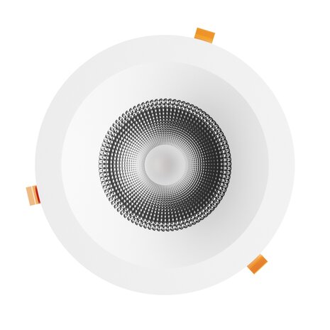Spectrum voor de installateur LED Downlight XL 310MM - Verzonken Wit - 19W 2850Lm - 3000K 830 Warm Wit | Zaagmaat 260MM
