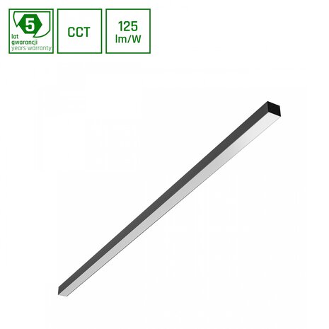 Spectrum LED Montagebalk - Allday Basic - Zwart -1503mm - CCT  Switch 3000K - 4000K - 6000K - 50W