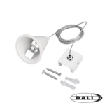 LCB LED Europe  3-Fase DALI Spanningsrail Toebehoren | Pendelset 1.5meter - Wit