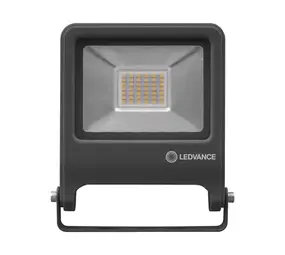 Ledvance Zakelijk: Professionele LED Verlichting & Armaturen LED Breedstraler Endura Zwart 30W 2700lm 100D - 840 Koel Wit | IP65 - Symmetrisch