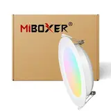 LCB LED Europe  LED Downlight - RGB+CCT - 12W  - 1100 lm - Zaagmaat  ø145-150 mm - Buitenmaat 180mm - IP44 - Inbouw - Rond - Wit