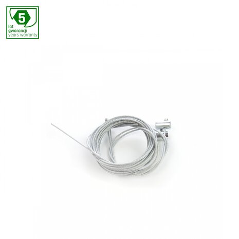 Spectrum voor de installateur LED WLD Plank Toebehoren | Pendelset 1500mm - Staaldraad Ophang Montage set