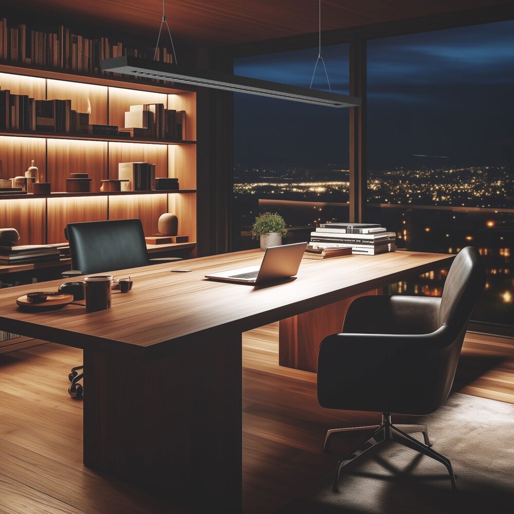 Spectrum voor de installateur LED WLD Plank Toebehoren | Pendelset 1500mm - Staaldraad Ophang Montage set