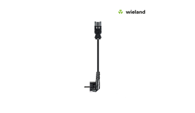 Wieland Hoek aansluitstekker Europlug zwart - Wieland GST18i3 - 2 meter | Female connector 3Pins - 3×1.5mm2 Wieland Hoek aansluitstekker Europlug zwart - Wieland GST18i3 - 2 meter | Female connector 3Pins - 3×1.5mm2