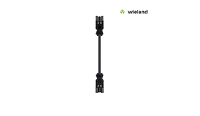 GST18i3 koppelkabel 3-polig - 3x1,5 MM² | 3 meter - zwart - Male naar Female - Type 92.232.2000.1