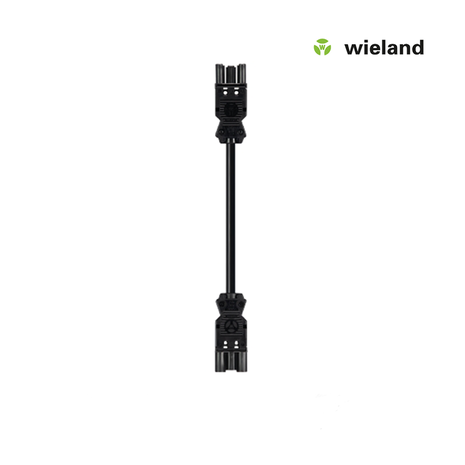 GST18i3 koppelkabel 3-polig - 3x1,5 MM² | 3 meter - zwart - Male naar Female - Type 92.232.2000.1