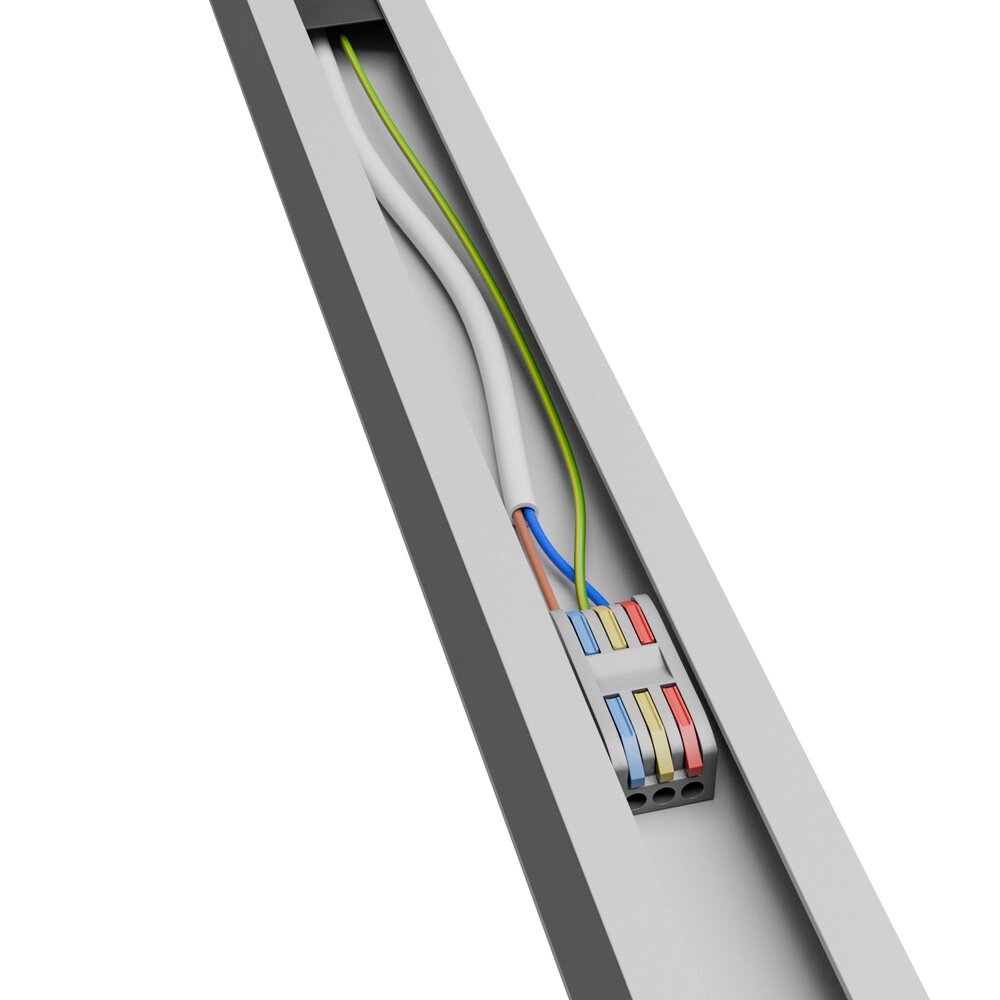 Spectrum voor de installateur LED Montagebalk - Allday Basic - Wit -1503mm - CCT  Switch 3000K - 4000K - 6000K - 50W
