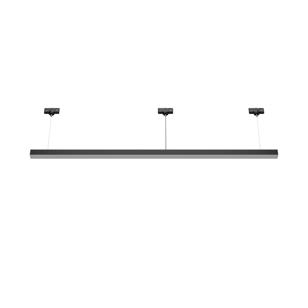 Spectrum voor de installateur LED 3fase Linear Rail Armatuur - Allday Basic Zwart - 50W 6250Lm - CCT 830 - 840 - 860 Multi Color Switch  |  1503MM