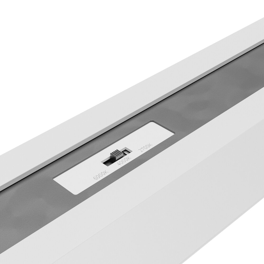 LED Montagebalk - Allday Basic - Wit -1503mm - CCT Switch 3000K - 4000K - 6000K - 50W - 3-fase LED Montagebalk - Allday Basic - Wit -1503mm - CCT Switch 3000K - 4000K - 6000K - 50W - 3-fase