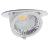 Macbright LED Downlight Kantelbaar - Bananenspot Tecno 182MM  - Wit - 16.2W 2058Lm  - 3000K  830 Warm Wit | Zaagmaat 170MM + GST18i3 Wieland