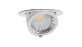 Macbright LED Downlight Kantelbaar - Bananenspot Tecno 182MM  - Wit - 16.2W 2058Lm  - 3000K  830 Warm Wit | Zaagmaat 170MM + GST18i3 Wieland Macbright LED Downlight Kantelbaar - Bananenspot Tecno 182MM  - Wit - 16.2W 2058Lm  - 3000K  830 Warm Wit | Zaagmaat 170MM + GST18i3 Wieland